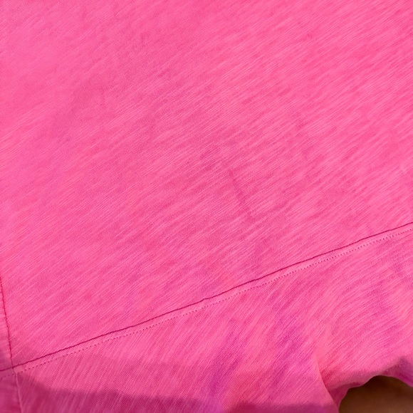 Habitat Hot Pink Cowl Neck Flounce Top Size Small - Picture 7 of 7